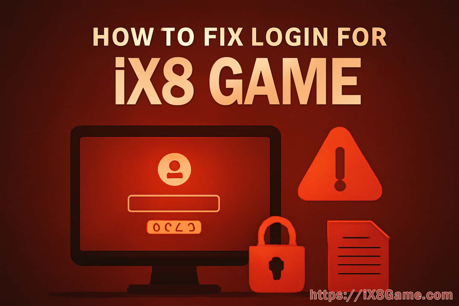IX8 Sign-In Trouble: A Calm Recovery Checklist